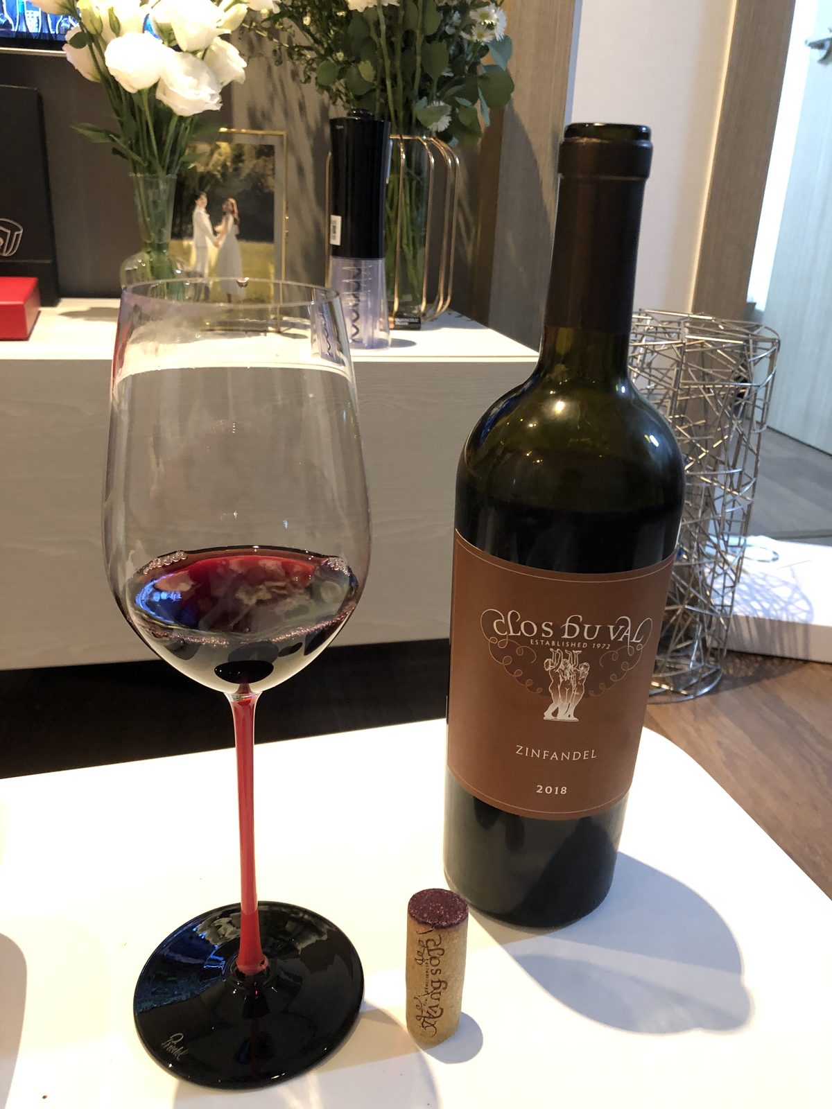 The bottle and the cork