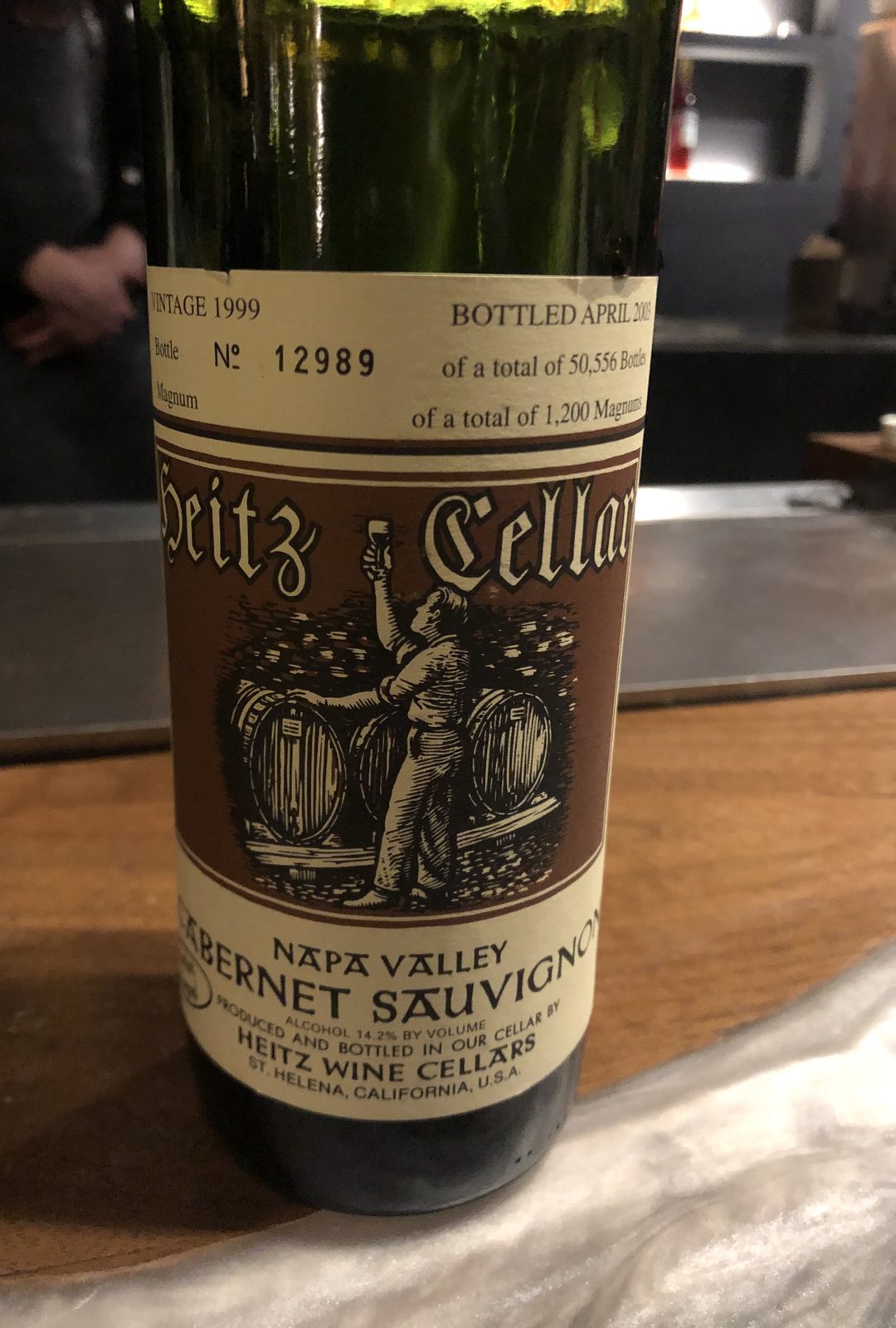 Heitz Cellar Napa Valley Cabernet Sauvignon 1999 (Magnum)