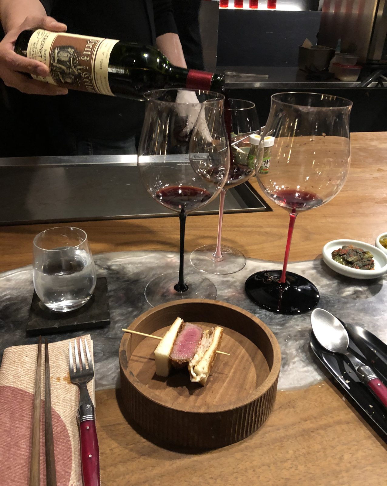 Poured from the magnum