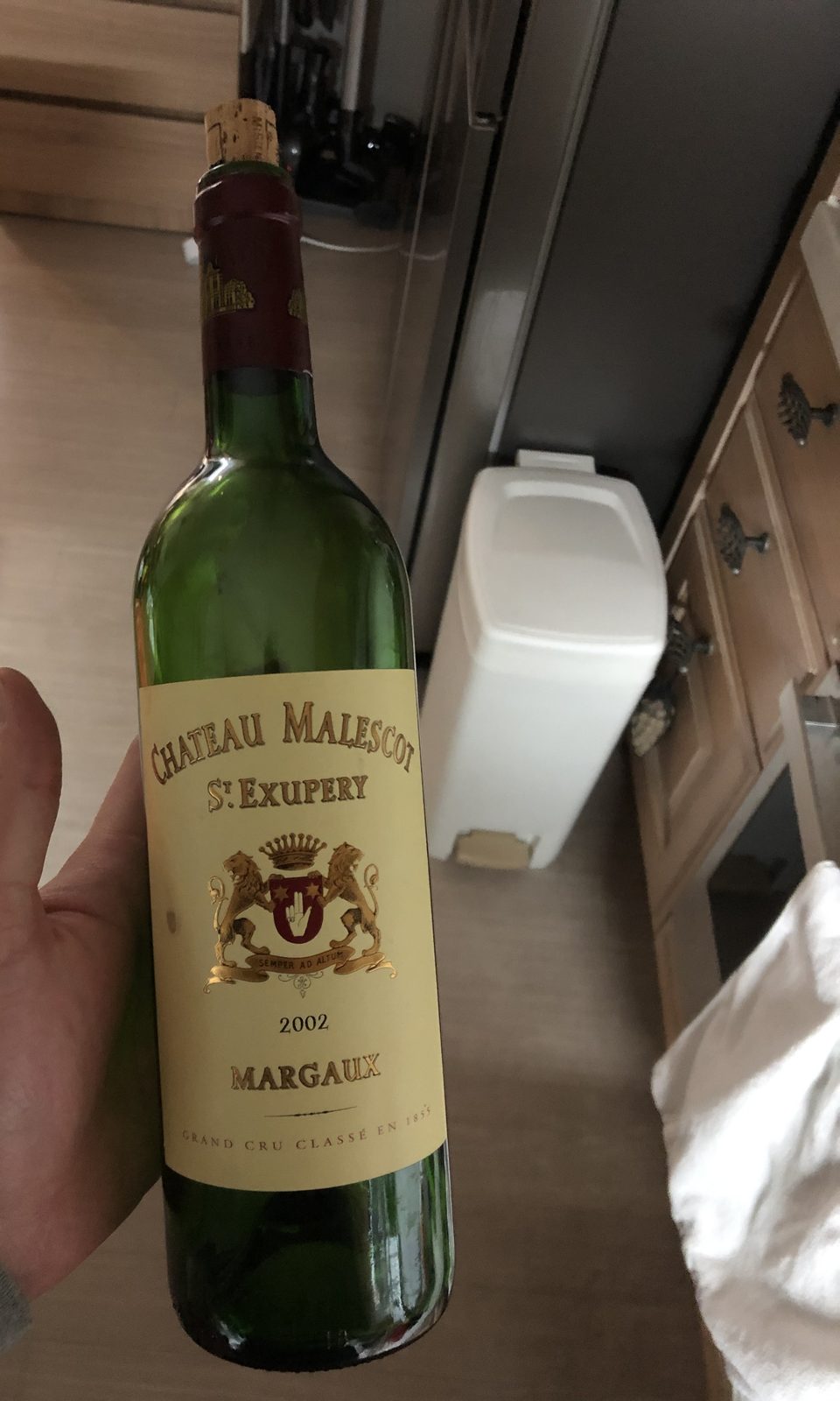 The bottle at the end of the evening