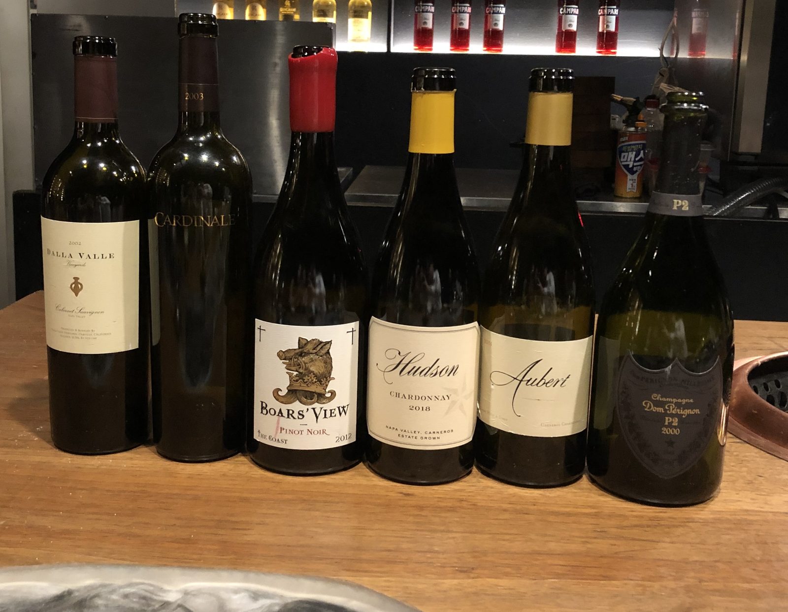 The lineup, emptied