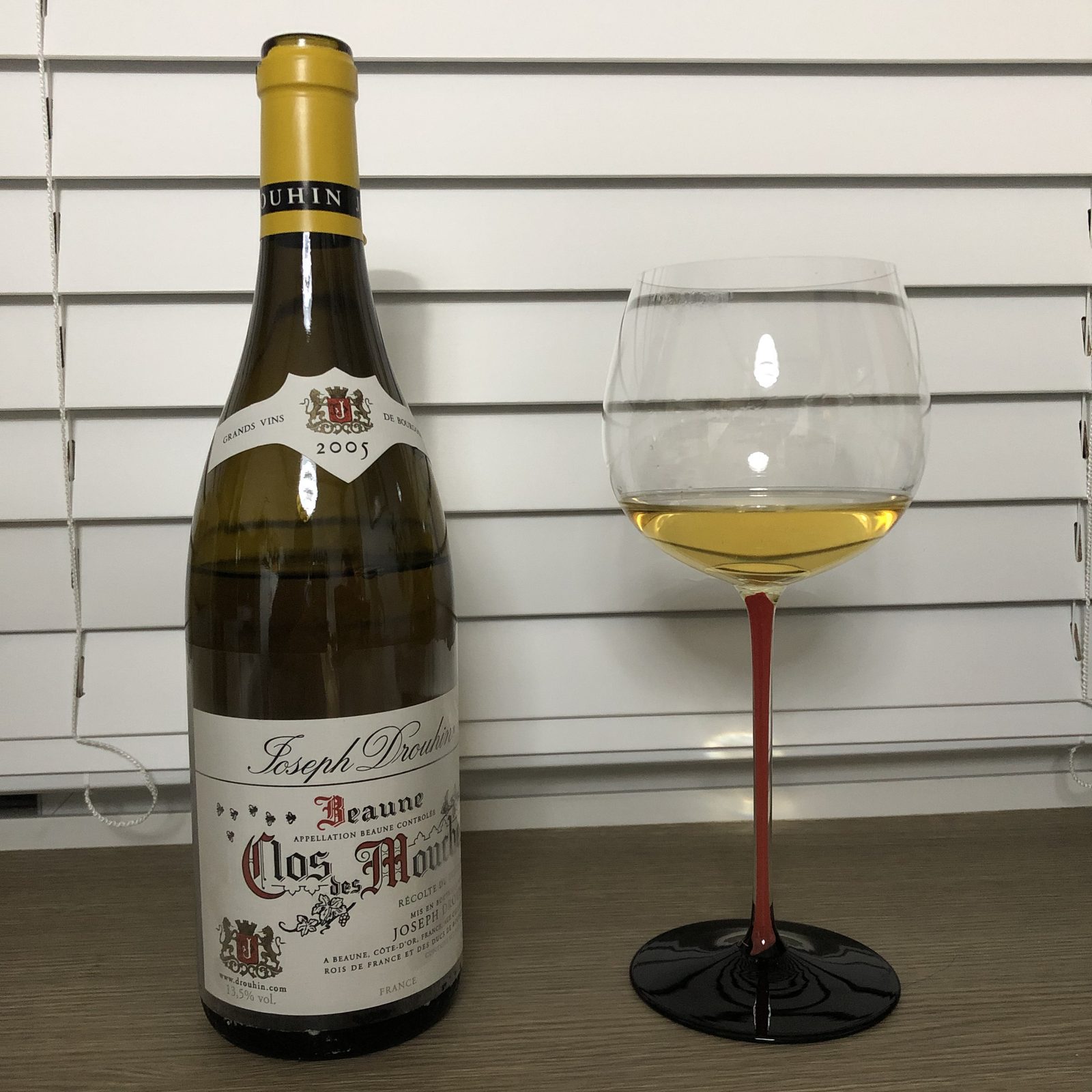 In the glass