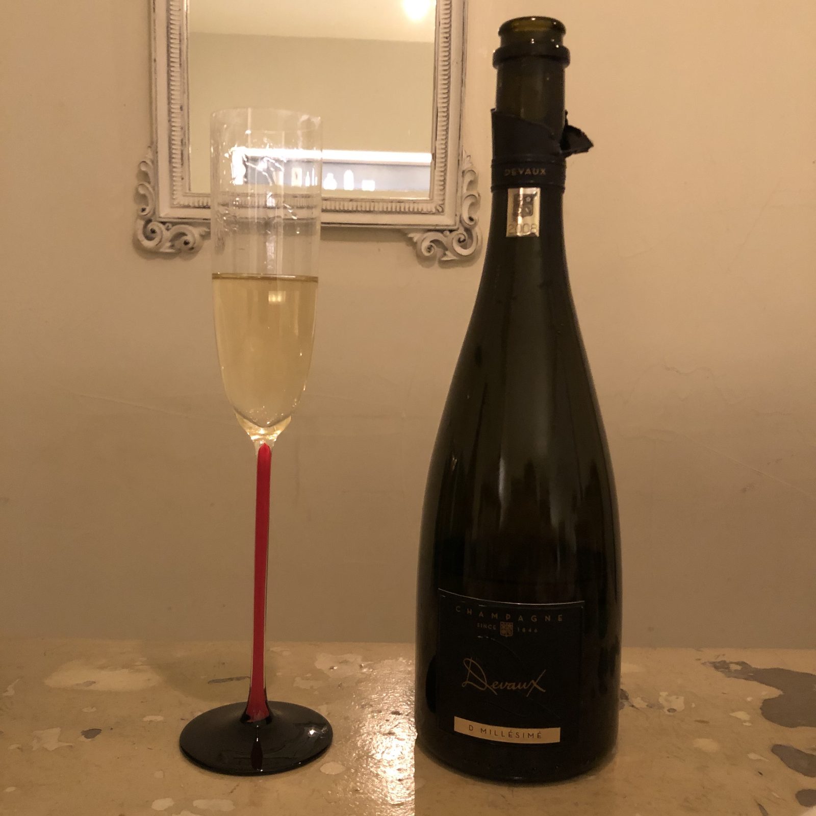 The bottle and the flute