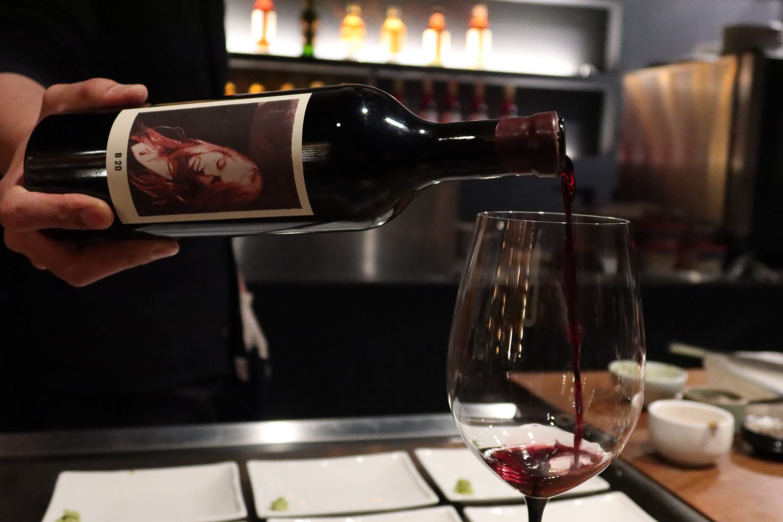 The pour