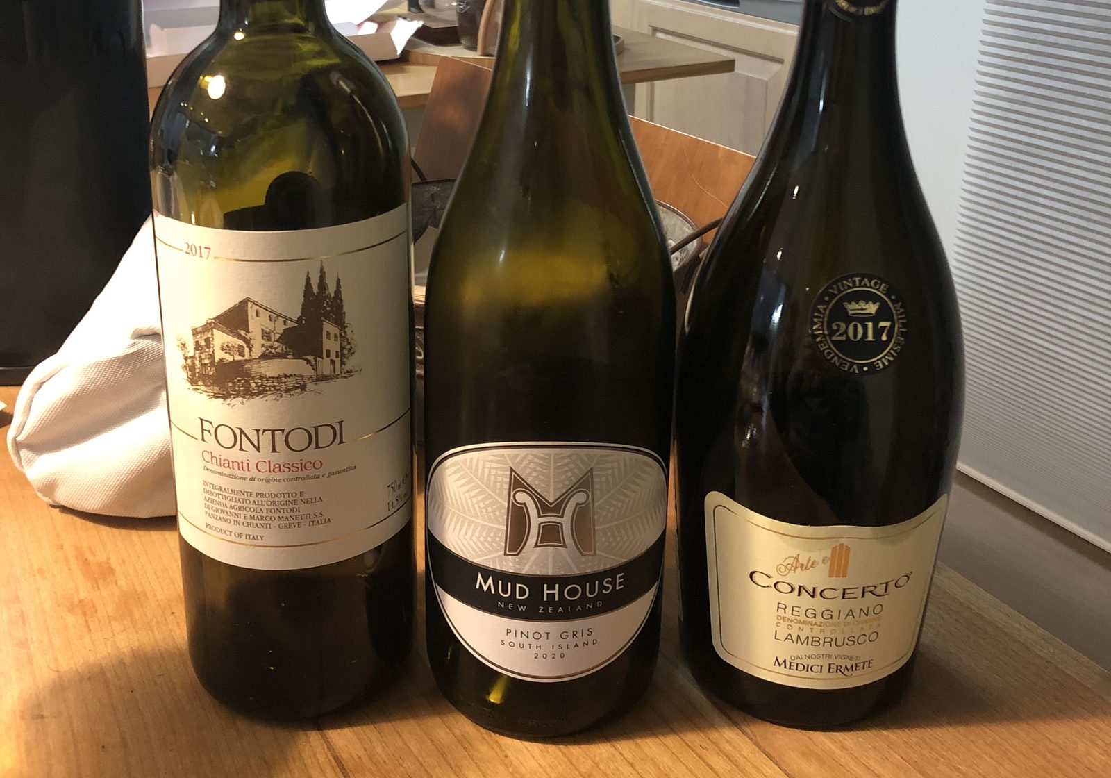The three bottles