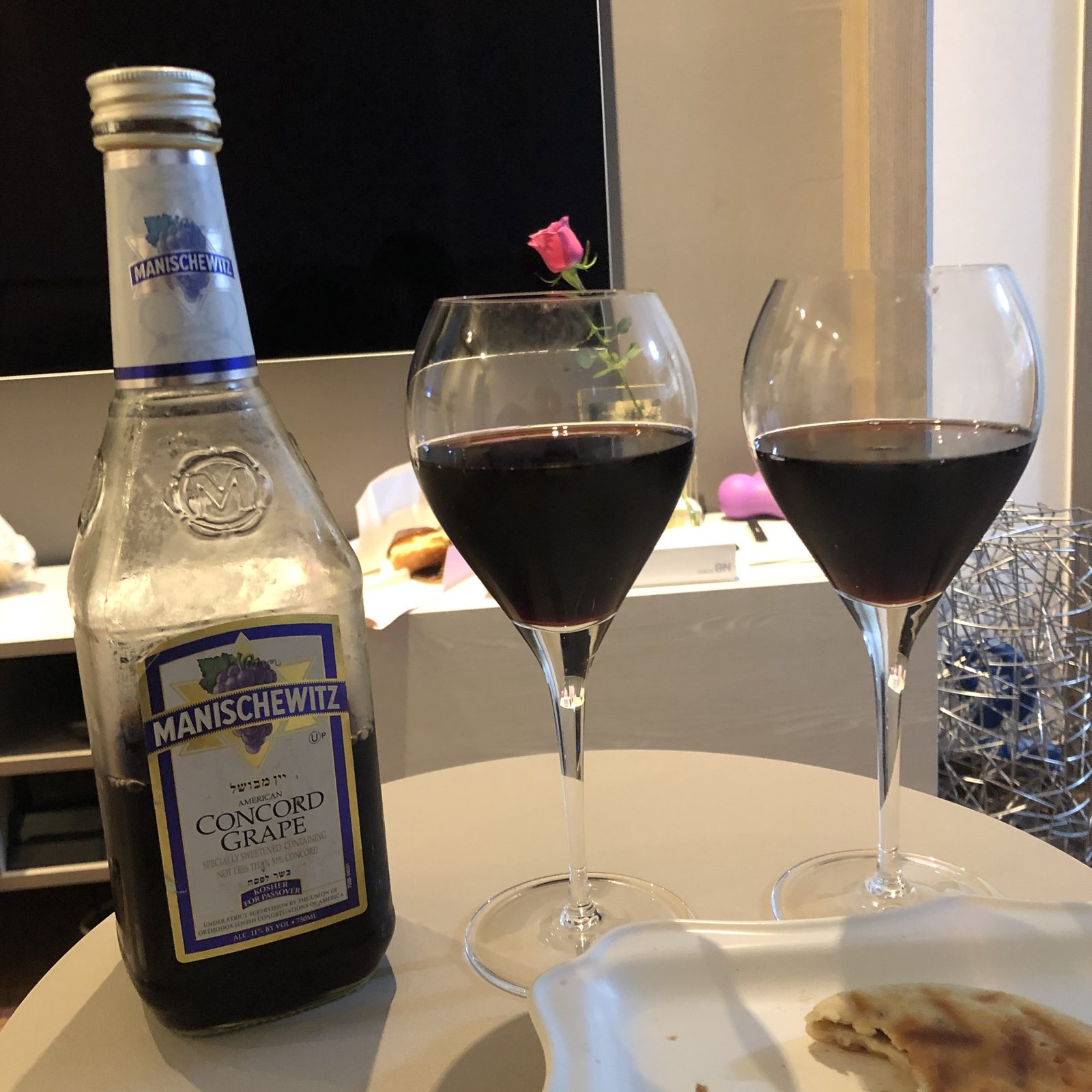 The second glass