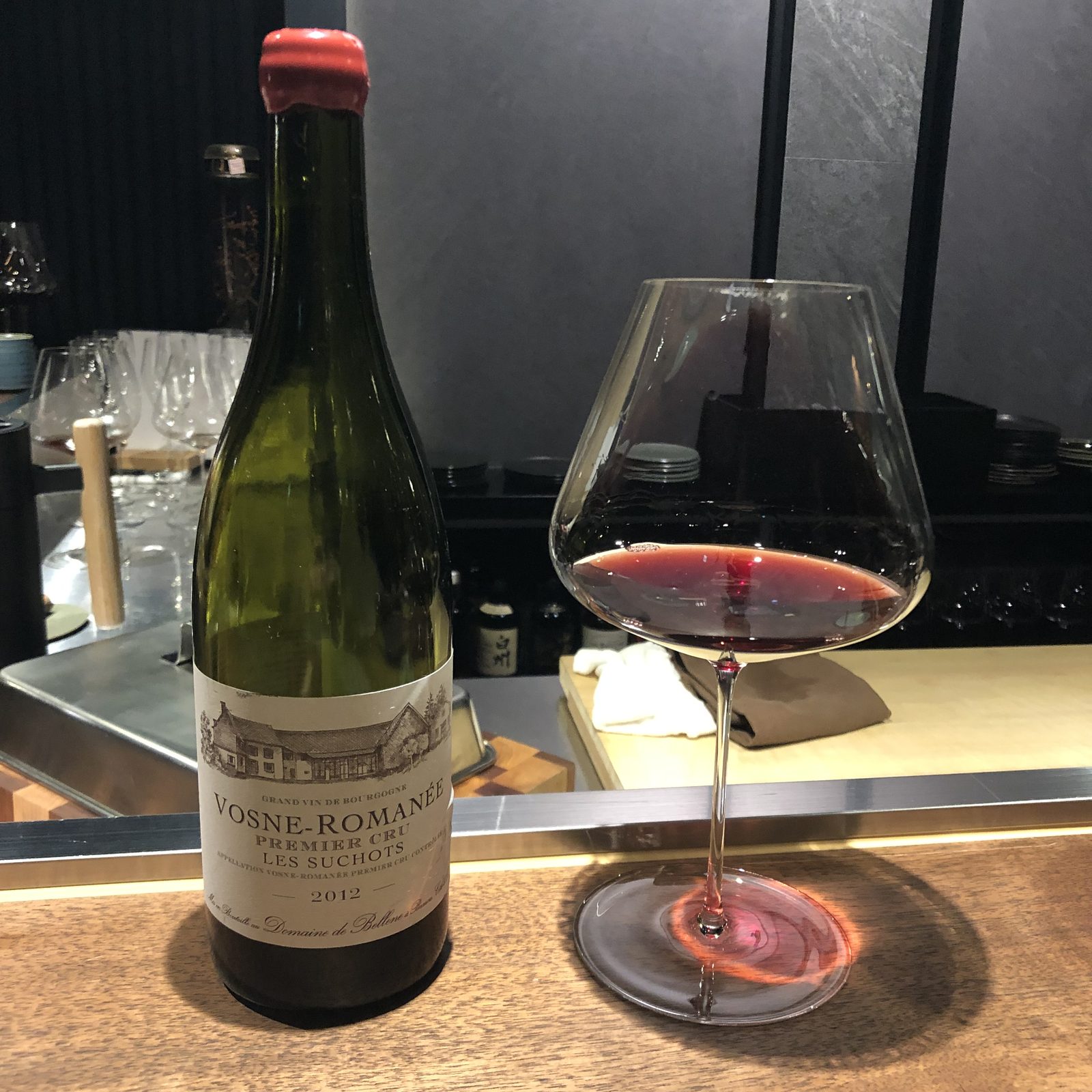 Bottle and glass