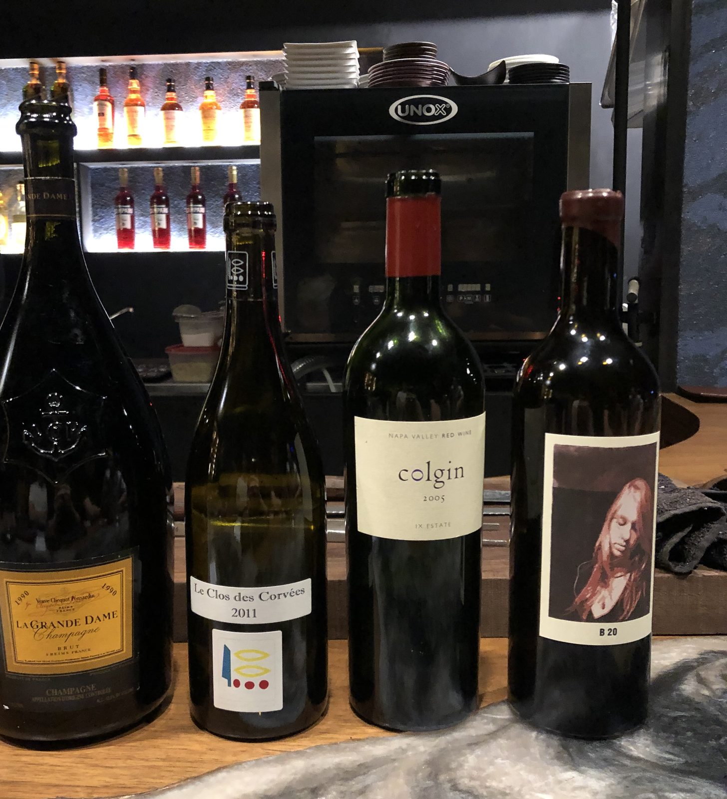 The four bottles