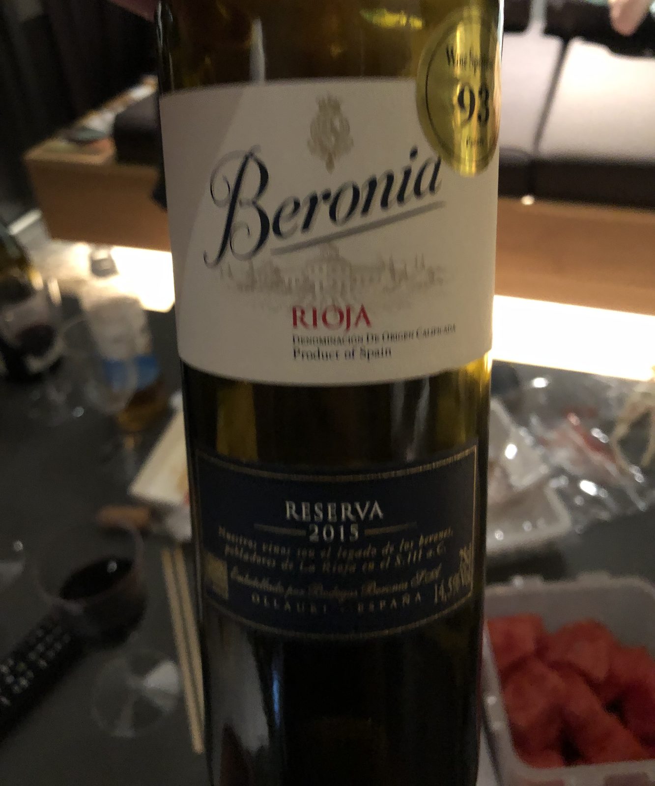 The label