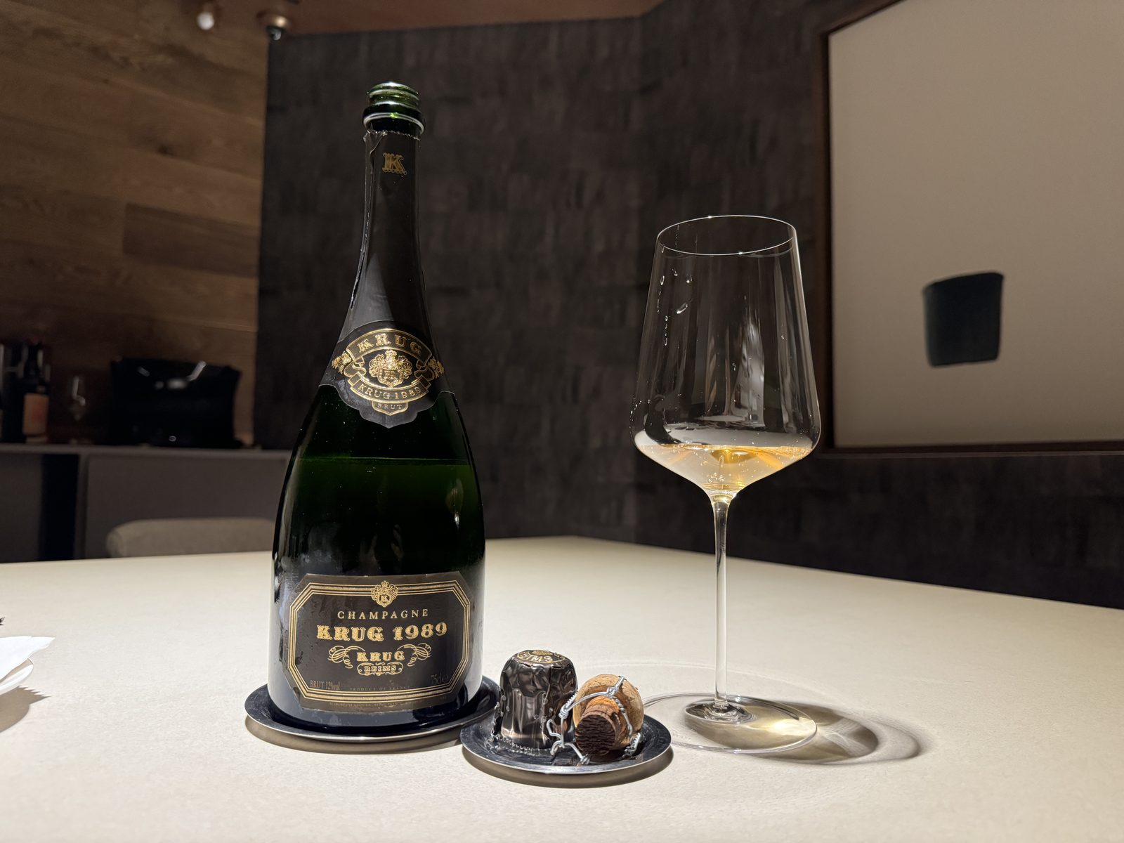 The cork and bottle