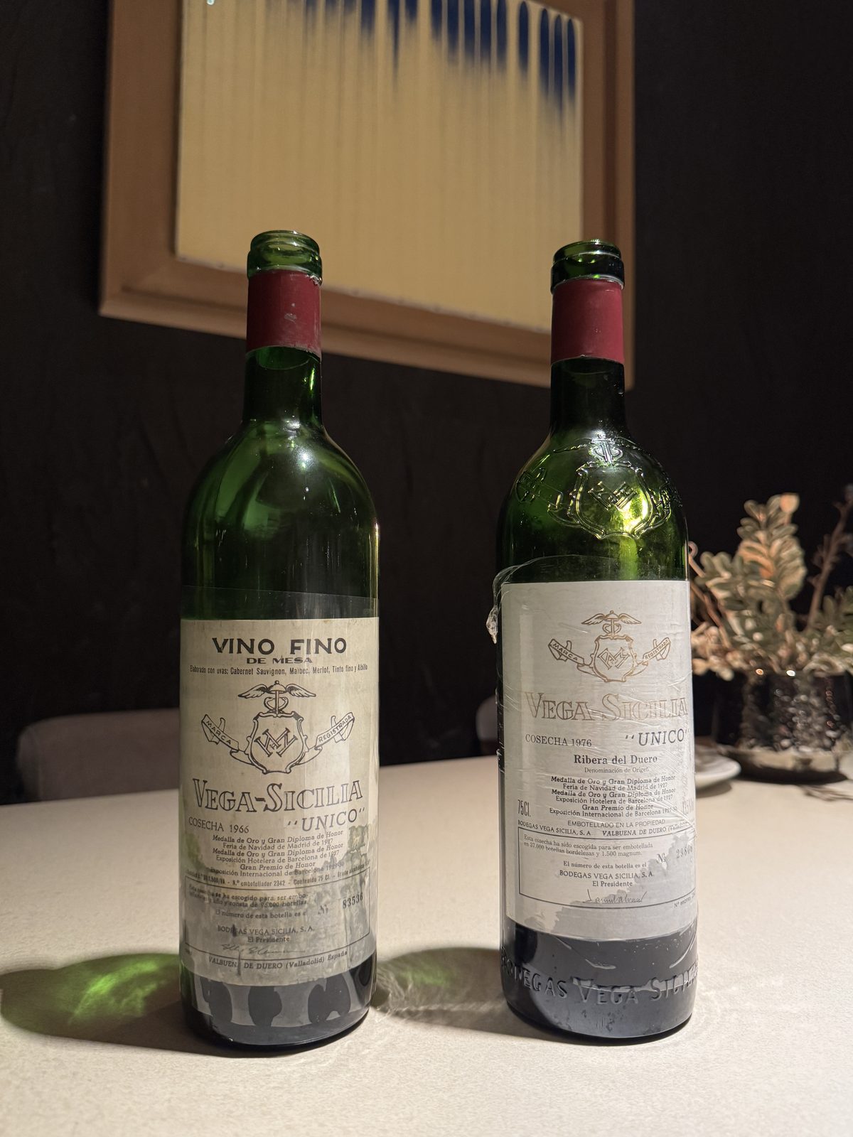 The two labels