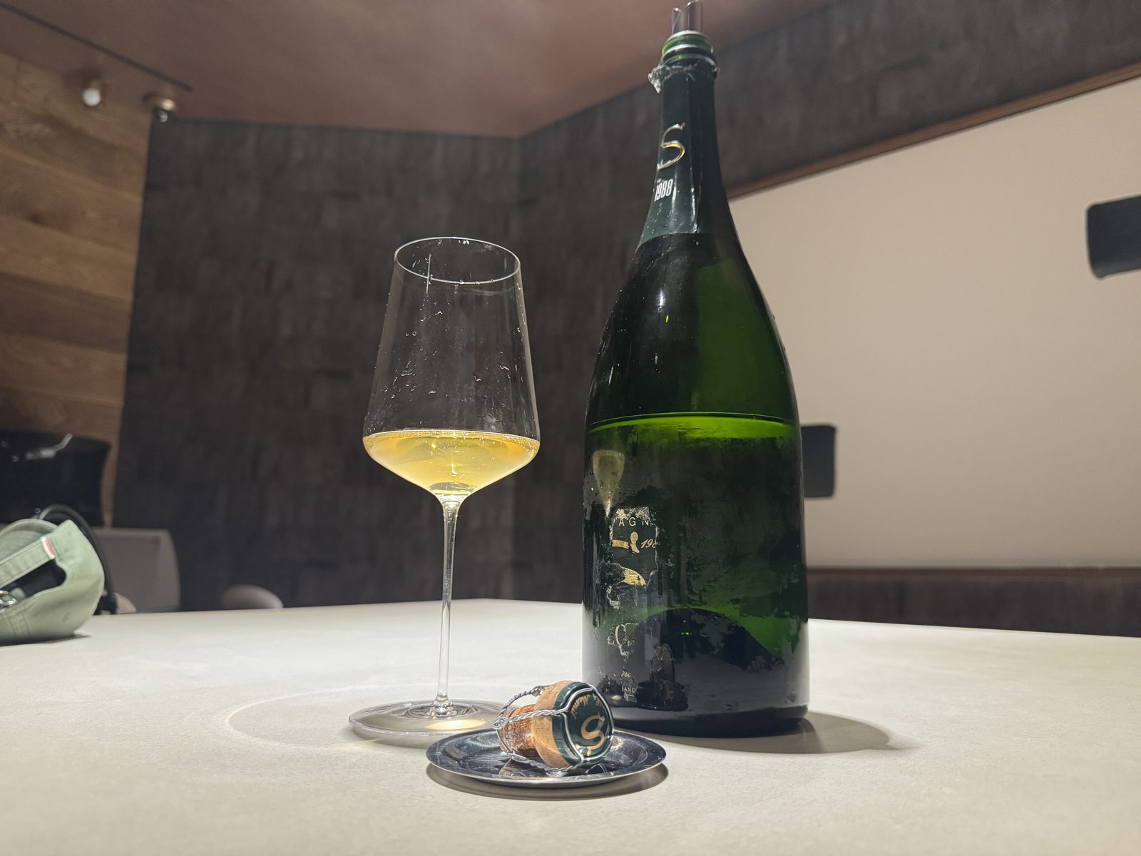 The glass