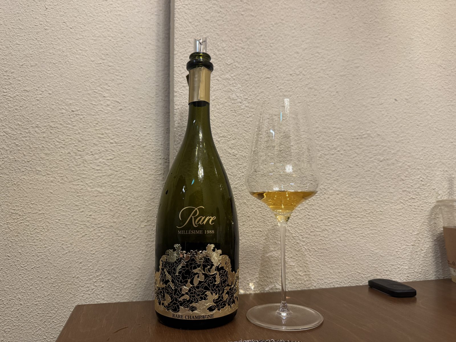 Rare Champagne 1988, label